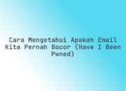 Cara mengetahui apakah email kita pernah bocor (Have I Been Pwned)